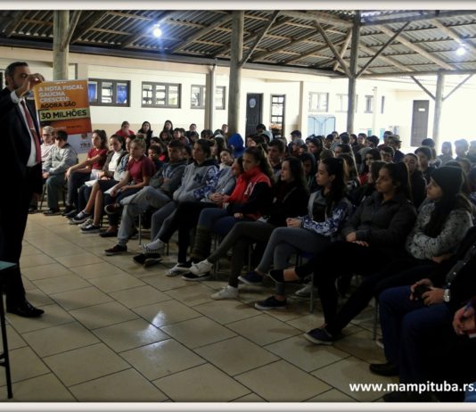 Educação Fiscal é tema de palestra na Escola Afonso Bedinot