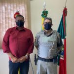 Prefeito recebe novo Comandante do 4º CPM de Mampituba