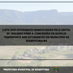 LISTA DOS ESTUDANTES BENEFICIADOS PELO EDITAL Nº. 002/2022 PARA A CONCESSÃO DE AUXÍLIO TRANSPORTE AOS ESTUDANTES DO MUNICÍPIO DE MAMPITUBA/RS