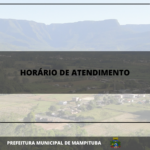 HORÁRIO DE ATENDIMENTO