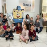 Educação Fiscal desde cedo: Jardim I B visita a Prefeitura de Mampituba para participar da Nota Premiada