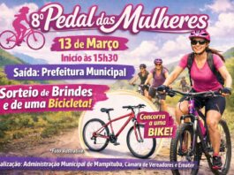 Prefeitura promove o 8º Pedal das Mulheres com sorteio de bicicleta e brindes