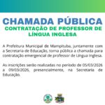 Chamada Pública Professor de Inglês