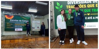 Estudantes da Escola Estadual Martimiano Ferreira Alves apresentam projeto sobre abelhas nativas na Expointer